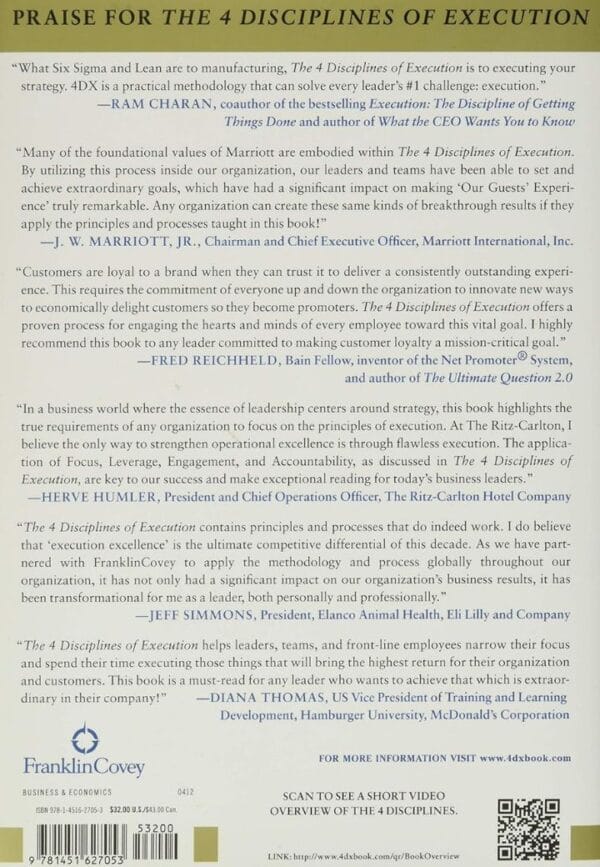 Praise for The 4 Disciplines of Execution