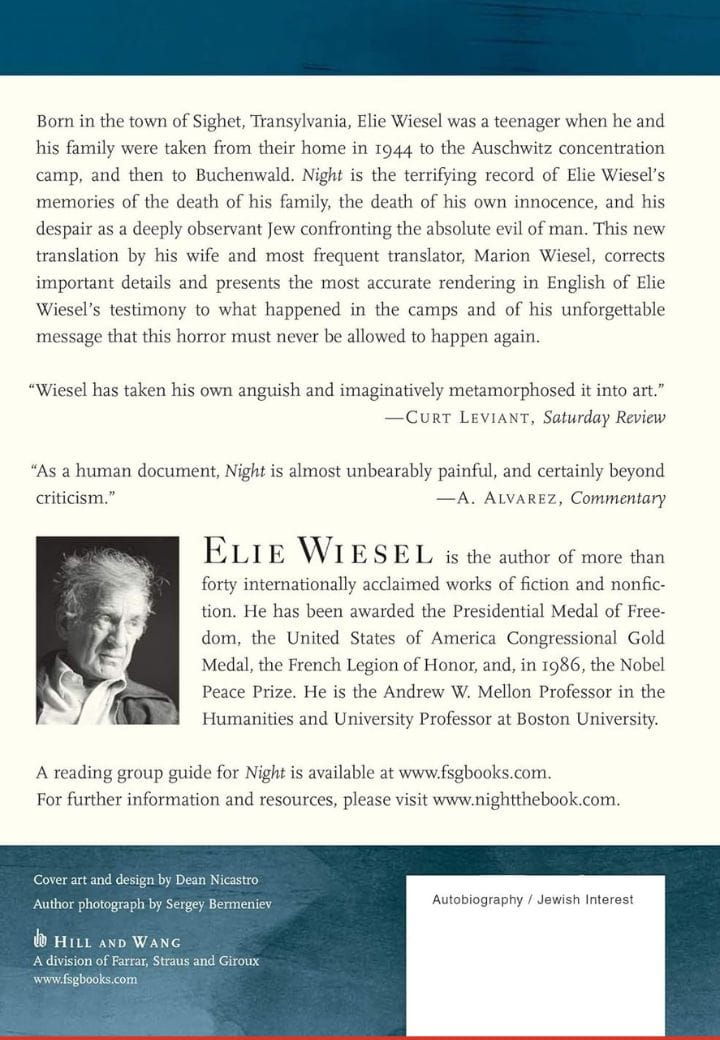 Night by Elie Wiesel Night by Elie Wiesel